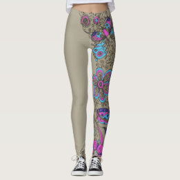 Chic - Leggings Blumen / Florales