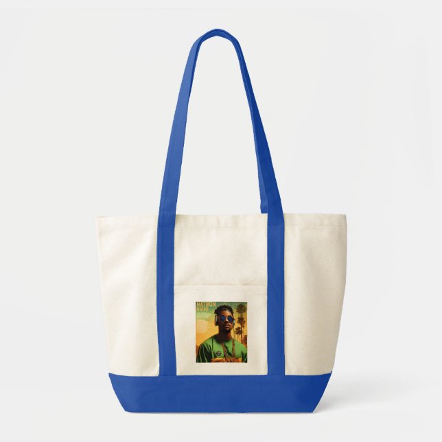 Chic Leinwand Carryall: The [JOASH] Tote Bag Tragetasche (Vorne)
