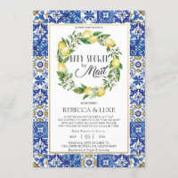 Chic Lemon Mediterranean Baby Dusche by Mail