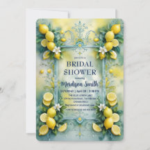 Chic Lemon Mediterranean Summer Brautparty