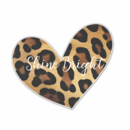 Chic Leopard Print Aufkleber
