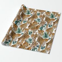 Chic Leopard Print Wrapping Paper - Bold & Stylish