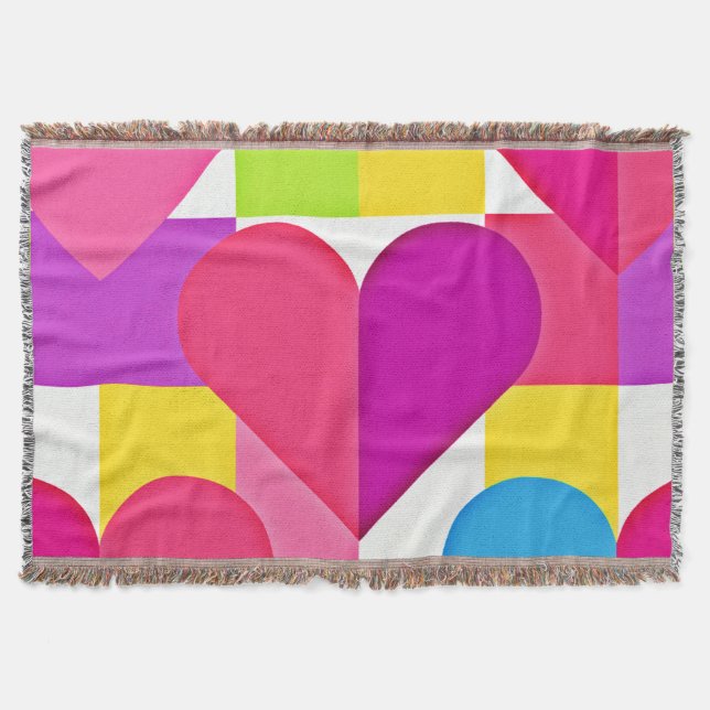 Chic Liebe Elegante: Romantische Bliss Decke (Vorderseite)