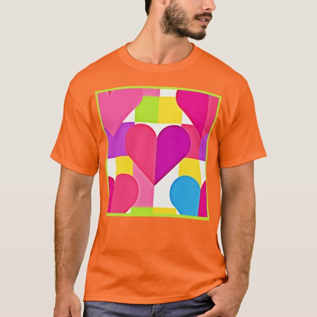 Chic Liebe Elegante: Romantische Bliss T-Shirt (Vorderseite)
