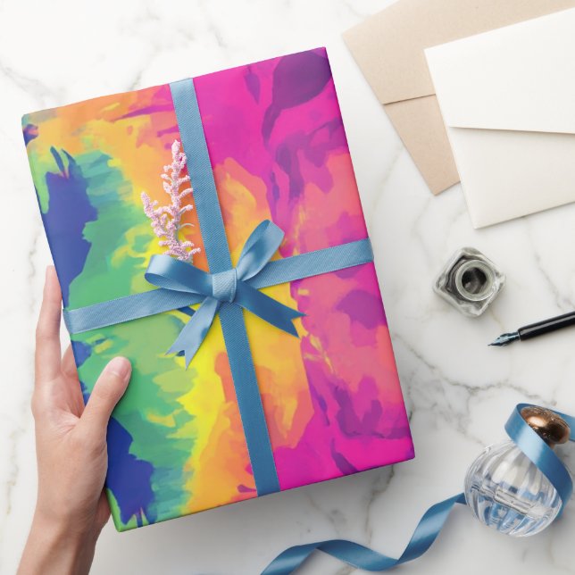 Chic Liebe Sparkling Girlfriend Geburtstag Geschenkpapier (Schenken)