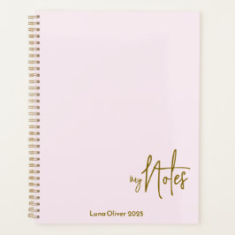 Chic Light Pink Feminine Planner Planer