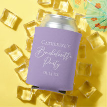 Chic Lilac Purple Bachelorette Party Personalized