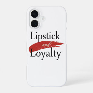 Chic Lippenstift-Schmierung und Loyalität iPhone 16 Hülle