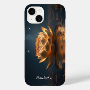 Chic Lotusblüte Dunkel Case-Mate iPhone 14 Hülle