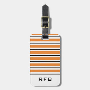 CHIC LUGGAGE TAG_MOD BLACK & WHITE STRIPES_DIY GEPÄCKANHÄNGER
