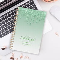 Chic Luxury Glitzer Tropfen Green 2024