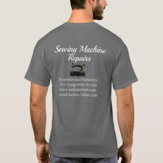 Chic Machine à coudre Réparer Entreprise T-shirt