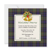 Chic MacLellan Tartan Karierte Custom Holiday Part