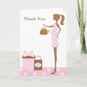 Chic Maman Pour Être Baby shower Cartes De Voeux