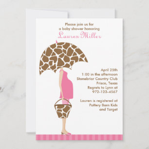Chic Maman-to-be Baby Shower Invitations