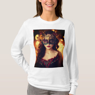 Chic Masquerade design T-shirt