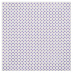 Chic Mauve sur le tissu Motif Pois blanc