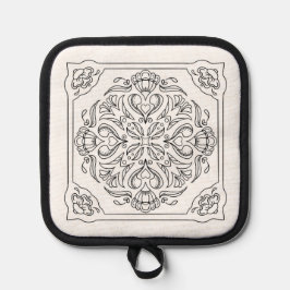 Chic Medallion Pot Holder Topflappen