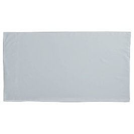 Chic Metallic Silver Pillow Case in King Size Kissenbezug