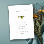 Chic Minimal Pine Branch Weihnachten Sehr Verheira<br><div class="desc">Für weitere Anpassungen oder andere passende Artikel kontaktieren Sie mich bitte unter yellowfebstudio@gmail.com</div>
