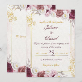 Chic Minimal Wedding Invitation Einladung