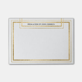 Chic Minimalism Golden Foil Office-Meldung Post-it Klebezettel