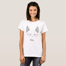 Chic Minimalistisch Cat T - Shirt