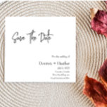CHIC Minimalistisch Elegance Save The Date<br><div class="desc">Made for you!</div>