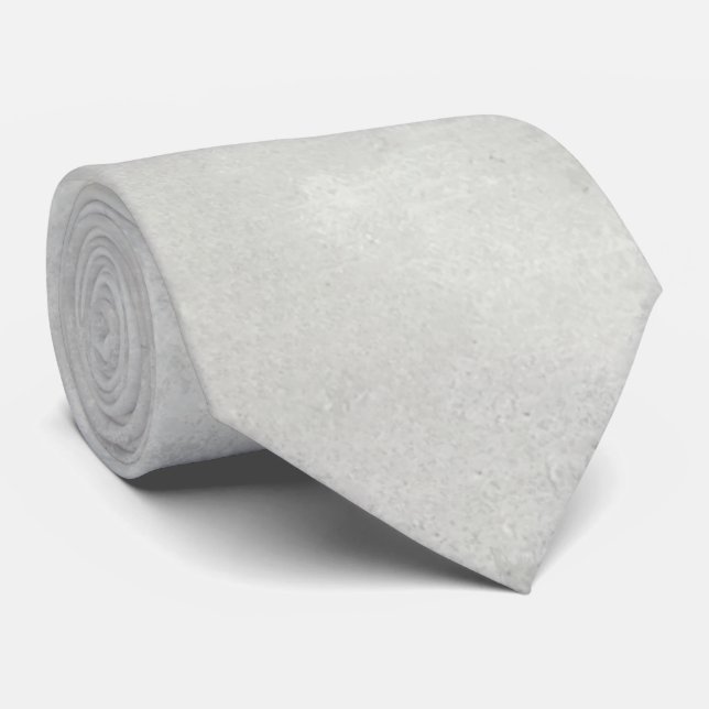 Chic Minimalistisch Gray Neck Tie Krawatte (Gerollt)