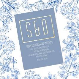 Chic Minimalistisch Modern Script Folieneinladung