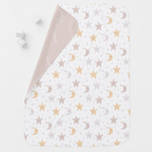 Chic Minimalistisch Moon and Stars Newborn