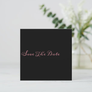 Chic Minimalistisch Save the Date