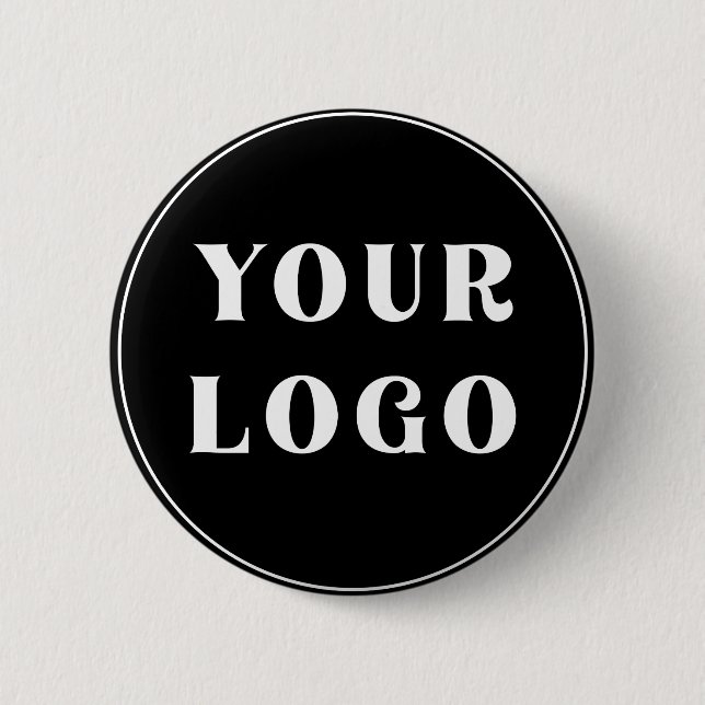 Chic, Minimalistisch, stilvoll und anpassbar Button (Vorderseite)