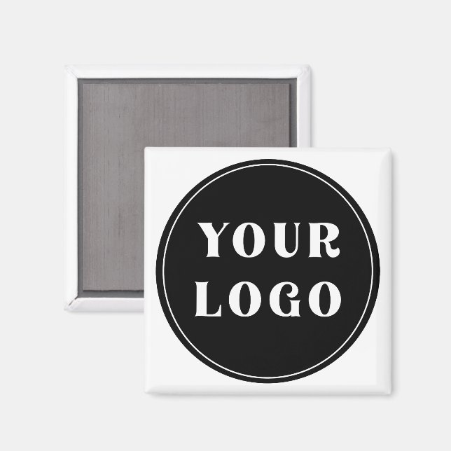 Chic, Minimalistisch, stilvoll und anpassbar Magnet (Vorderseite/Rückseite)