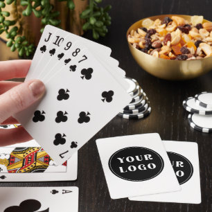 Chic, Minimalistisch, stilvoll und anpassbar Spielkarten