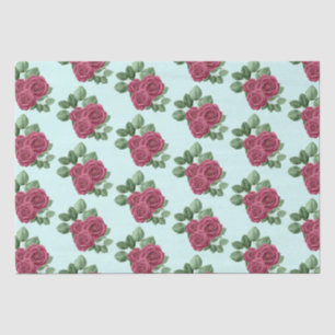 Chic Mint Burgundy Gold Rose Hochzeiten Blätter Seidenpapier