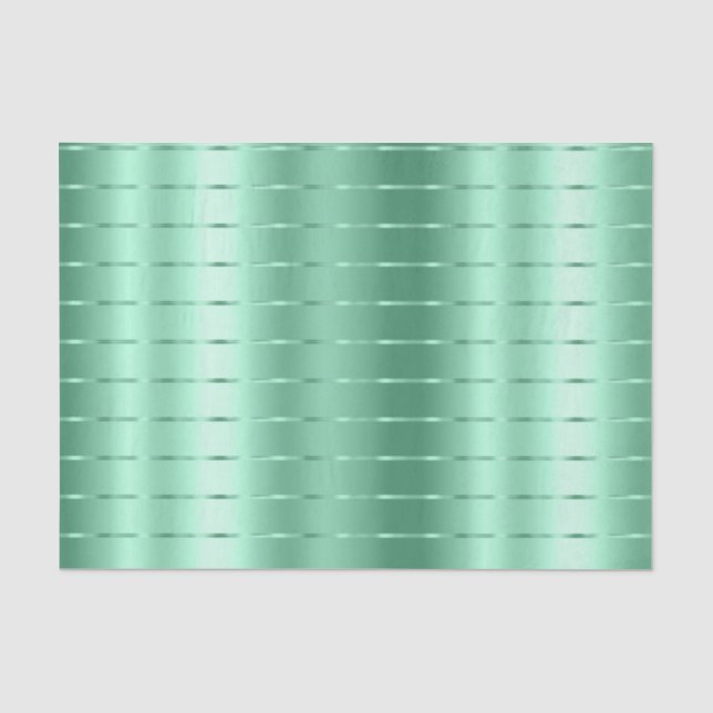Chic Mint Green Ribbon Bow Brautparty Seidenpapier (Vorderseite)