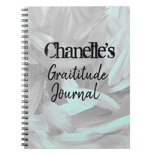 Chic Modern Art Gratitude Journal (Devant)