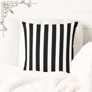 Chic Modern Black + White Café Kissen