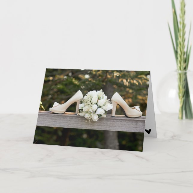 Chic Modern Brautparty Card Karte (Vorderseite)