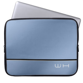 Chic Modern Business Blue Laptopschutzhülle