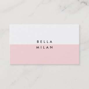 Chic Modern Business Card Visitenkarte