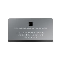 Chic Modern Business Silver Black