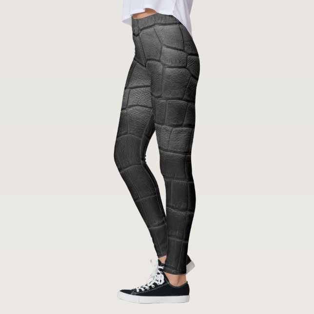 Chic Modern Cool Leather Elegant Leggings (Links)