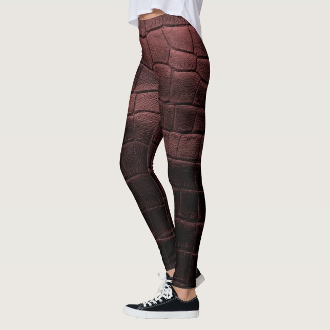 Chic Modern Cool Leather Elegant Leggings (Links)