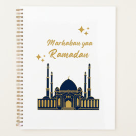Chic Modern Minimal Ramadan Greeting Planer