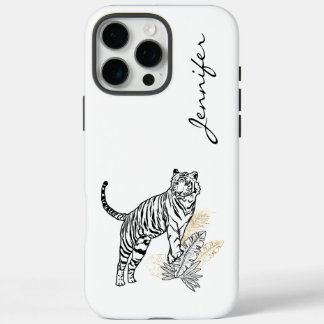 Chic Modern Tiger iPhone 16 Pro Max Hülle