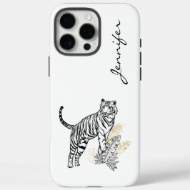 Chic Modern Tiger iPhone iPhone 16 Pro Max Hülle