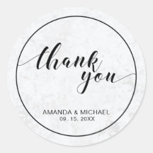 Chic Modern Typografy Gastgeschenk Hochzeit / Dank
