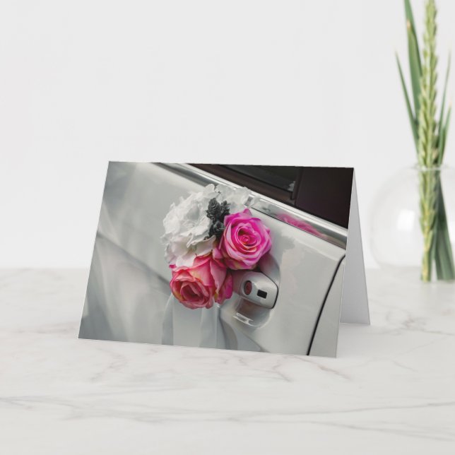 Chic Modern Wedding Lifestyle Grußkarte Karte (Vorderseite)